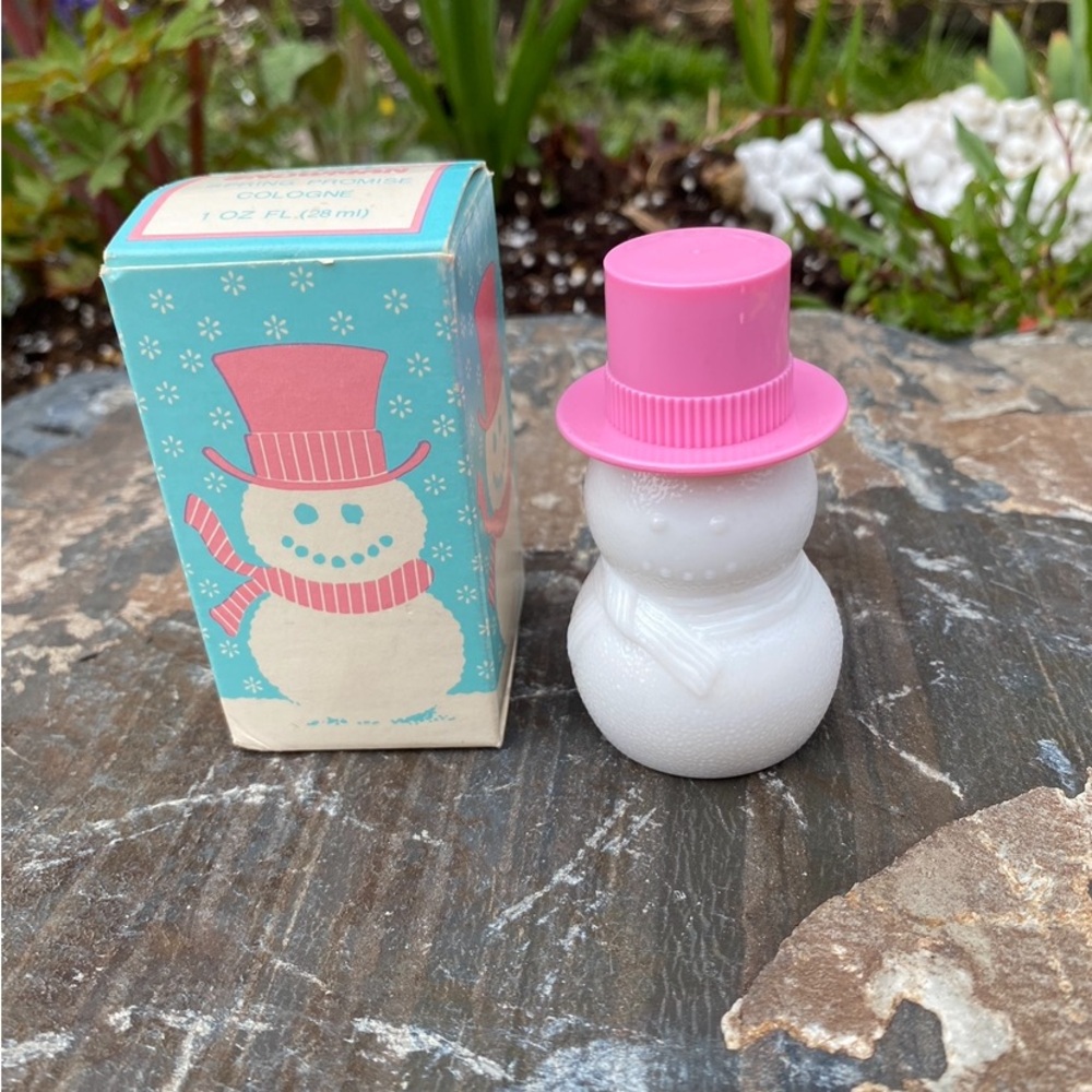 Vintage Avon perfume bottle snowman ⛄️